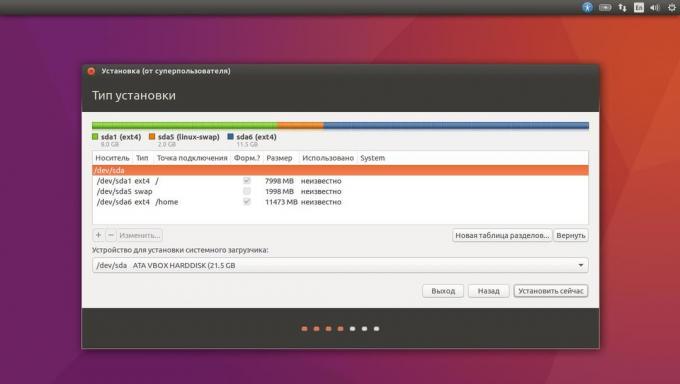 Nainstalovat Ubuntu namísto současného systému v manuálním režimu