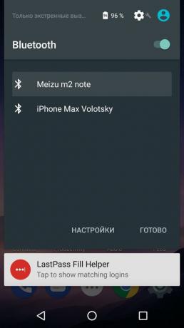 Jak distribuovat internet z vašeho telefonu do Android: Připojení Nexus 5 na Meizu M2 Poznámka Bluetooth