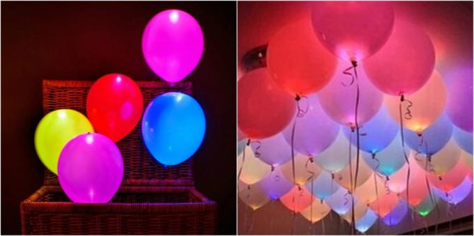 Výrobky pro party: Zářící Balloons
