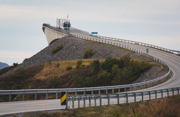 krásné mosty: Storseisundet Bridge, Norsko