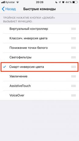 Tmavý režim v prohlížeči Safari na iPhone: smart inverzi barev